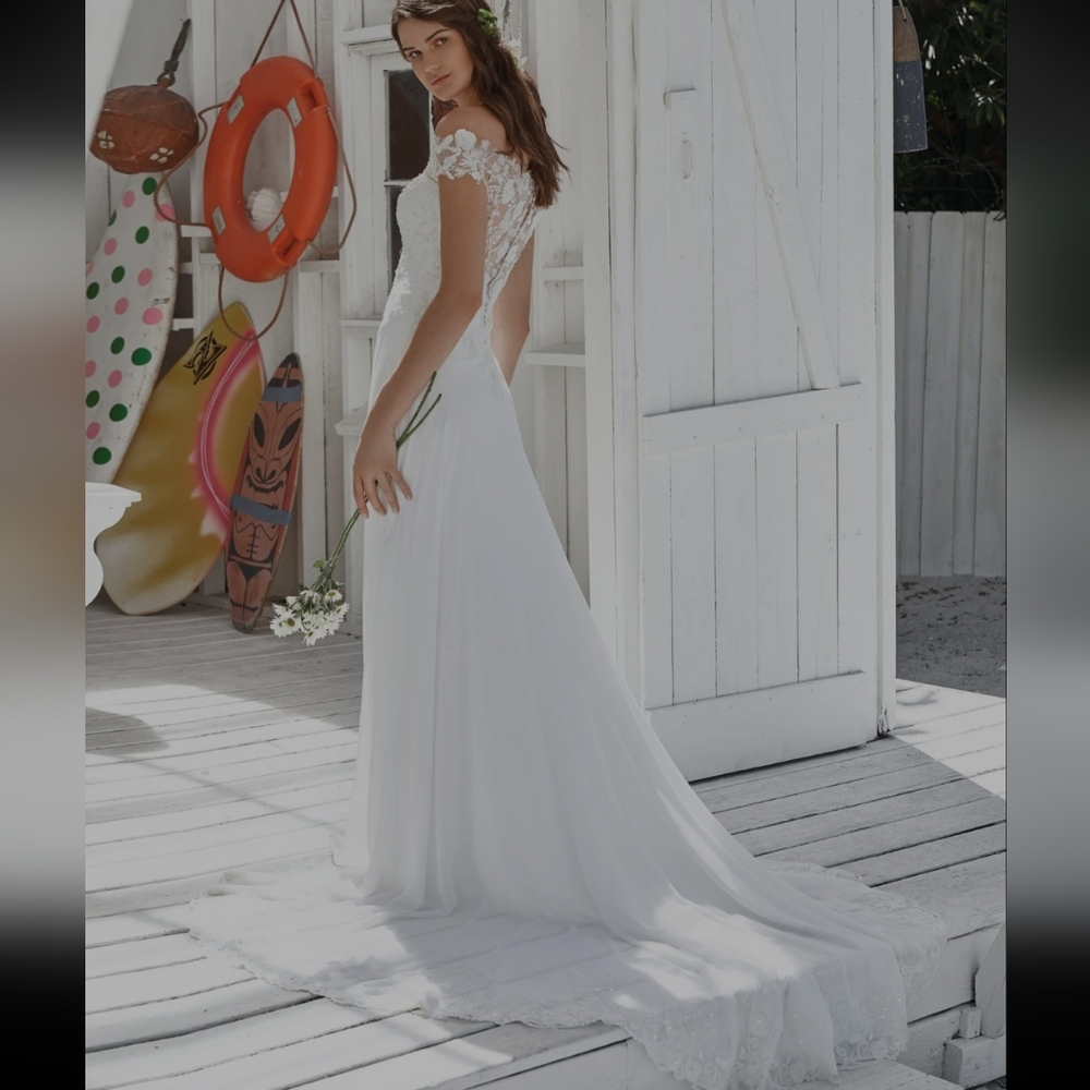 LILLIAN WEST Bridal Gown Style# 66037 Ivory/Nude